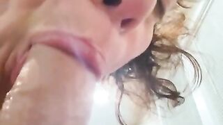 Amateur wife POV blowjob