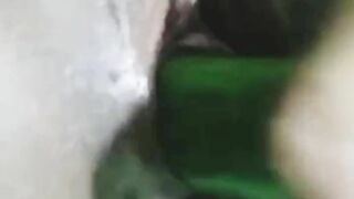 Dirty Muslim hijab girl anal and pussy fucking with cucumber