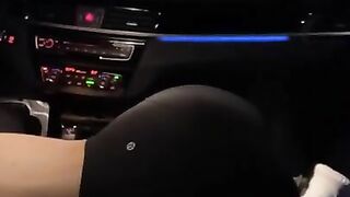 Giving a Famous Athlete a Blowjob in His Car