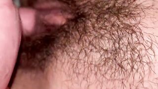 Hairy pussy squirting