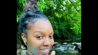 Naughty By Nature???? Ebony MILF Gets Slutted Out In The Woods Again???? (TEASER)