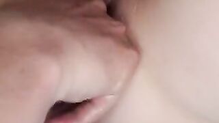 Massiv anal squirt and orgasm