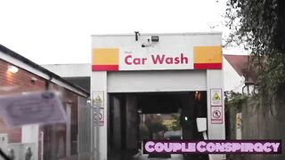 Caught Fucking During Carwash Soapy Windows Can’t Hide Us