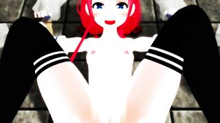 【SEX-MMD】Lets play with Efu-chan!【R-18】