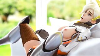 3D Compilation: Mercy Sensual Fuck Overwatch Uncensored Hentai