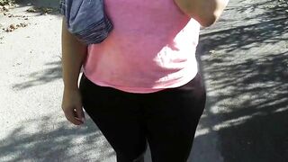 Public blowjob outdoors by stranger