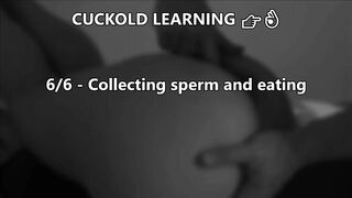 Cuckold Learning : 6 Extreme Lessons (cum eating)