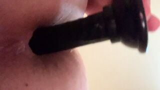 Fucking my ass with a dildo