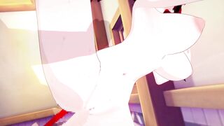 【Vtuber ハコス・ベールズ】ハコス・ベールズがバックでセックスするだけLoop1