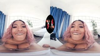 Vrlatina - Big Boobs Latina Riding Creampie VR