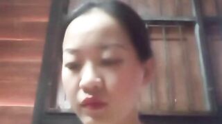 Chinese girl alone at home 40