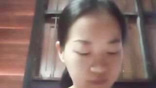 Chinese girl alone at home 42