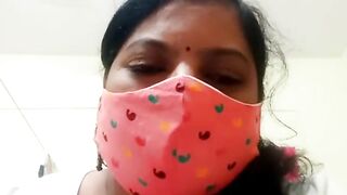 Desi Indian Divya aunty on webcam video