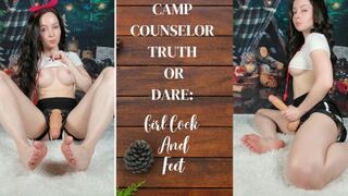 Camp Counselor Truth or Dare: Girl Cock and Feet