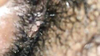 Close Up Ebony Pussy Eating