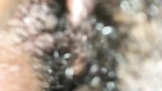 Close Up Ebony Pussy Eating