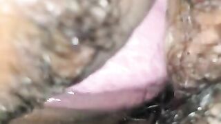 Close Up Ebony Pussy Eating