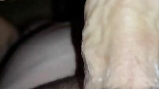 Asian wife wet pussy fucking with close up and moaning.