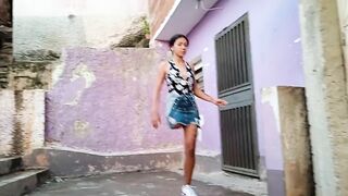 Keyla Amputee: Hopping outside without crutches! new video preview!