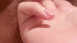 Close up BBW fingering