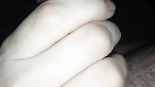 Sloppy blowjob while I finger myself!