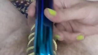 Vibrator cock bondage