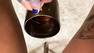 Dirty Blonde Pees in Coffee Mug