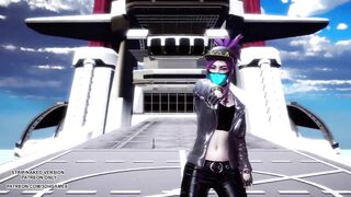 MMD CLC - Helicopter Ahri Akali Kaisa Seraphine Sexy Kpop Dance League of Legends KDA