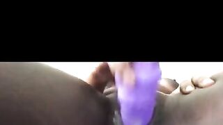 CREAMY EBONY PUSSY CUM WATCH ME BUSS