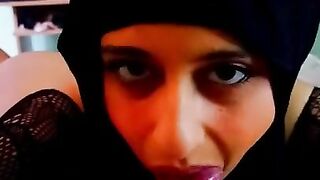 POV/ASMR Arab Licks Sensitive Head DRAINS CUM!