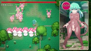 Mage Kanades Futanari Dungeon Quest gameplay and dating with furry bunnies