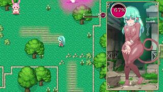 Mage Kanades Futanari Dungeon Quest gameplay and dating with furry bunnies