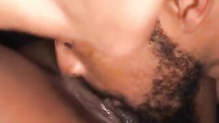 Eating dripping wet pussy RAW fresh off the bone!