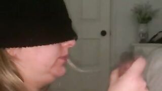 Hotwife mom swallows BBC Deep throat