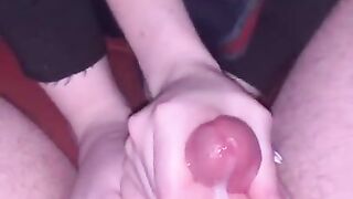 Footjob Handjob Huge Cumshot