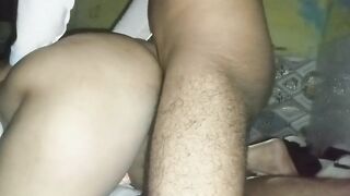 Full hard Desi doggy position fucking.