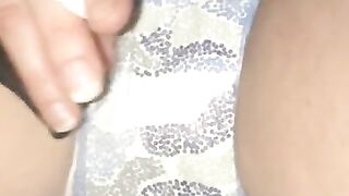 Wifey smokes while she wets her diaper (viewer request)