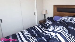 stepson gets into stepmom's bed and touches her while she rests