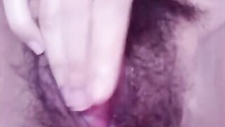 very tight hairy teen pussy dripping cum