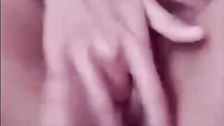 teen fingering hairy pussy hard and whimpering orgasm