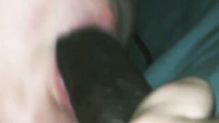 BBW Steph slurping on my black cock pt. 3