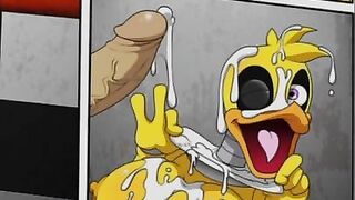 Let's read Five Fucks At Freddy's First Night Full of Sex- Parody Porn Comic