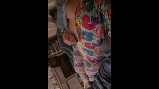 Babygirl zipping up fleece onesies for Daddy