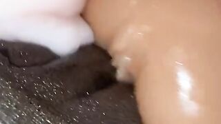 2 Clits grinding on my black pussy