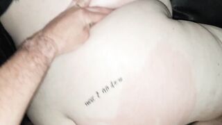 Fucking Pawg SpiderMitten in her Fat Shaved Pussy from Behind BBW MILF