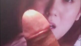 Cum tribute for Japanese pornactress Yuma Asami. Cumshot with sensative male moans