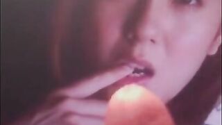 Cum tribute for Japanese pornactress Yuma Asami. Cumshot with sensative male moans