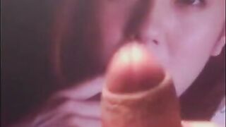 Cum tribute for Japanese pornactress Yuma Asami. Cumshot with sensative male moans