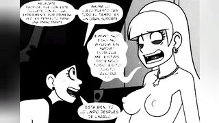 Dildo in my virgin ass for the first time - comic