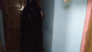 Saudi Real Sex - stepmother wears burqa and hijab and becomes sexually excited when her stepson sees her - 2022 New Sex